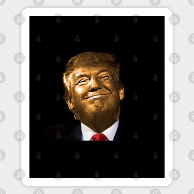 Golden Trump Sticker by SubtleSplit